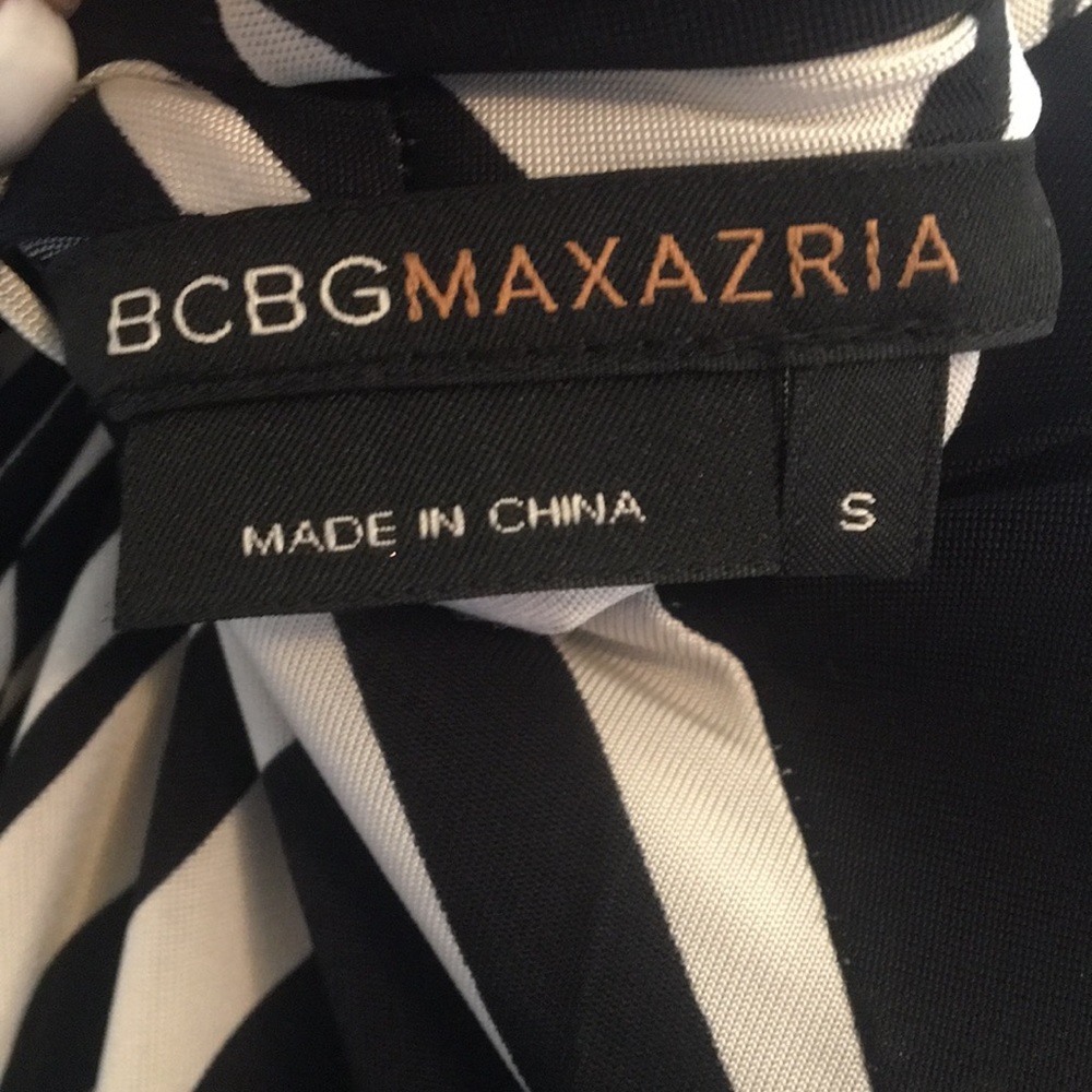 BCBG Wrap Dress V-Neck Full Back Mid Sleeves - Picture 10 of 12
